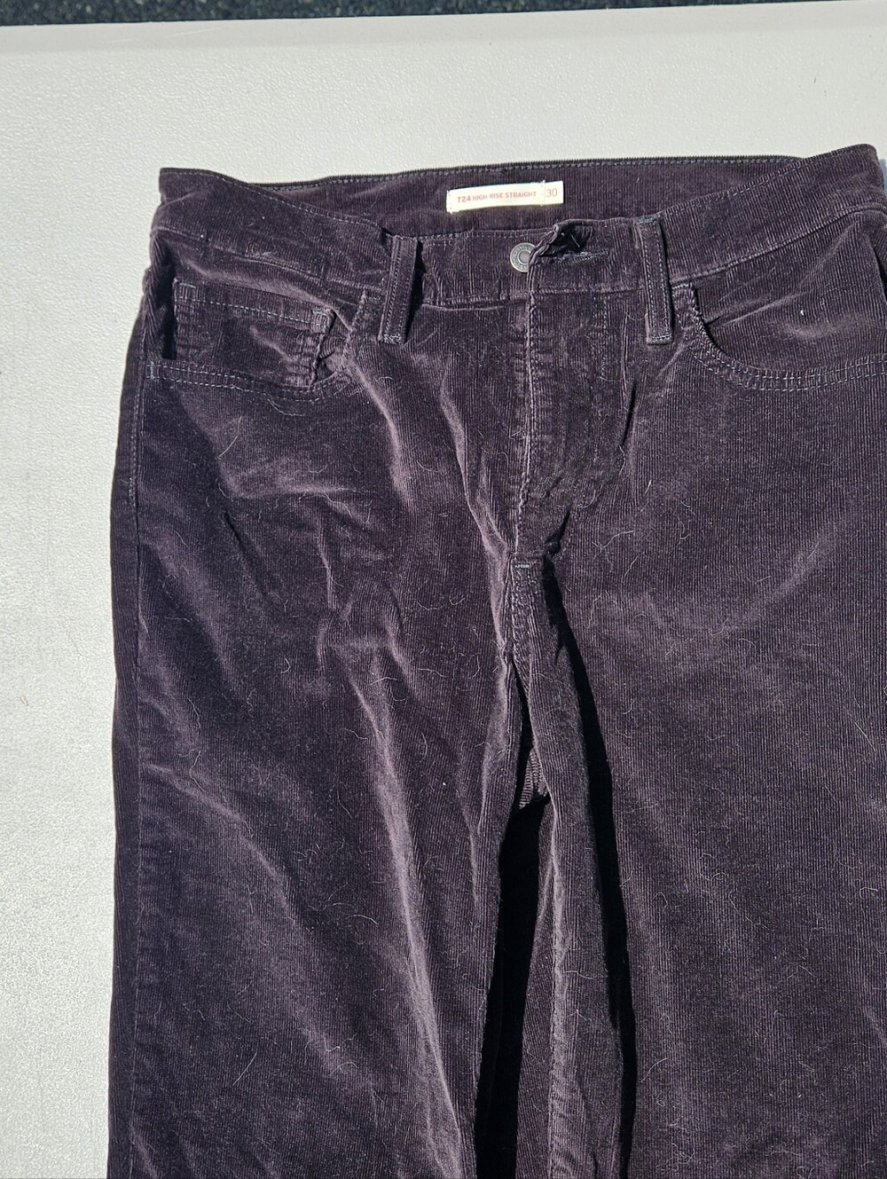 Levi's T24 High Rise Straight Corduroy Pants